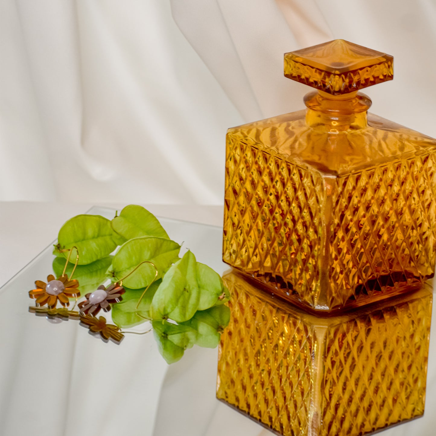 The Quartz Flower Earrings