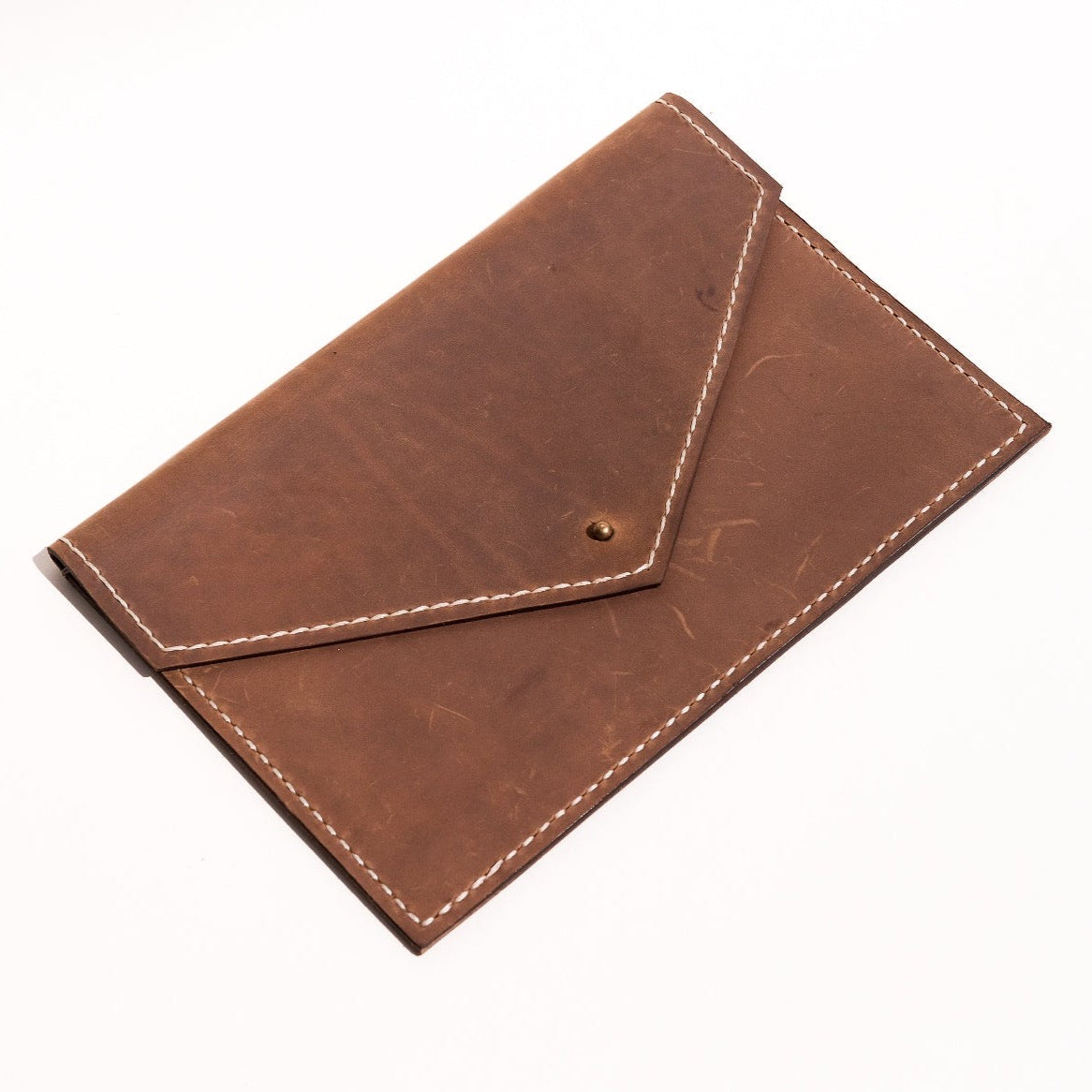 Leather Envelope Clutch